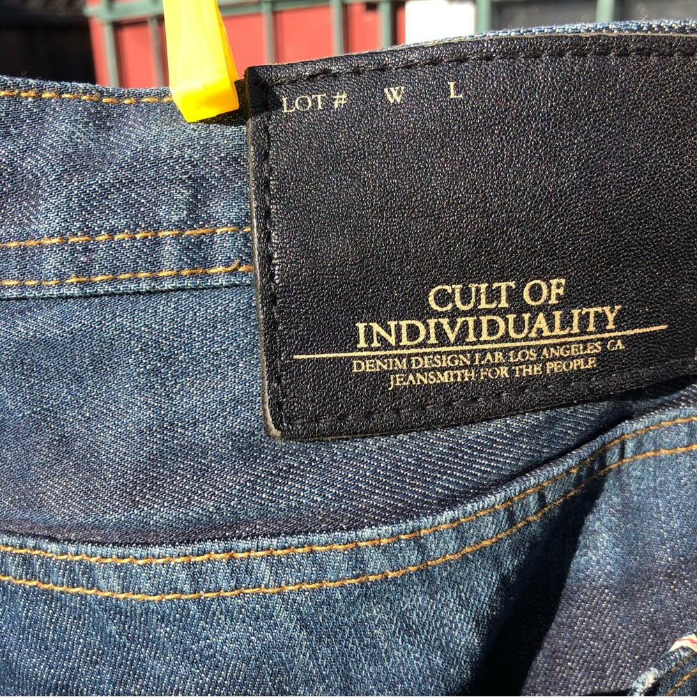 Cult of Individuality Men's Blue Jeans Worn Once